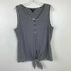 🆕NWT ana sleeveless top with tie waist size M